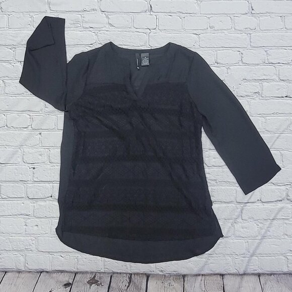 new directions Tops - New Direction Small Black lace top #goth #whimsygoth